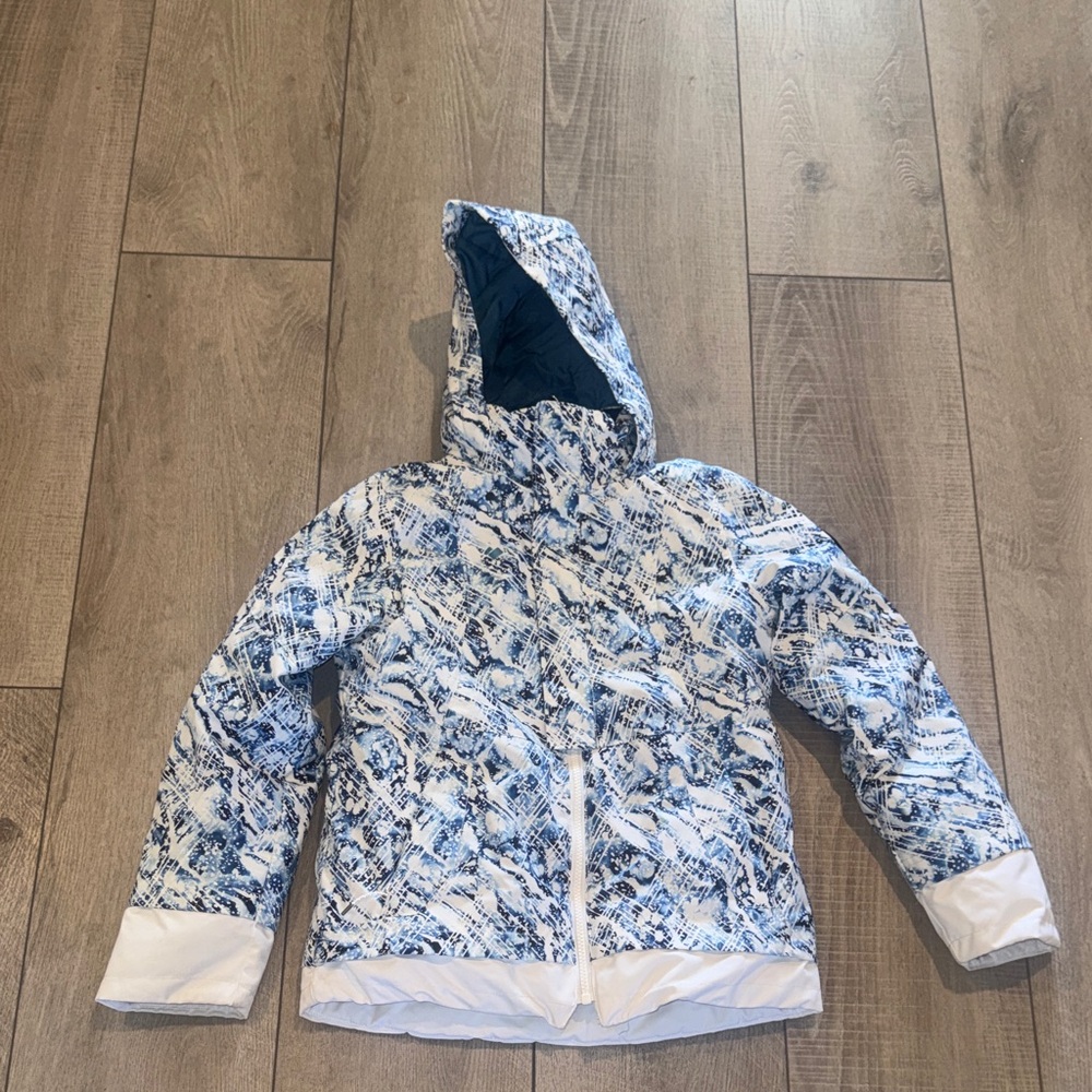 Obermeyer Blue and White Ski Jacket